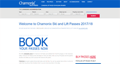 Desktop Screenshot of chamonixskipasses.com