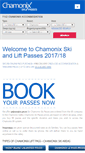 Mobile Screenshot of chamonixskipasses.com