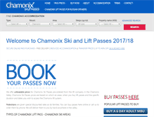 Tablet Screenshot of chamonixskipasses.com
